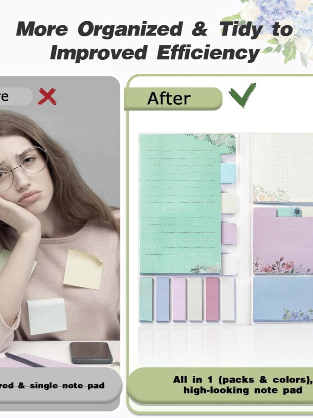Sticky Notes Set Sticky Notes Tabs Divider Sticky Notes Planner Sticky Notes Sti - Picture 5 of 7